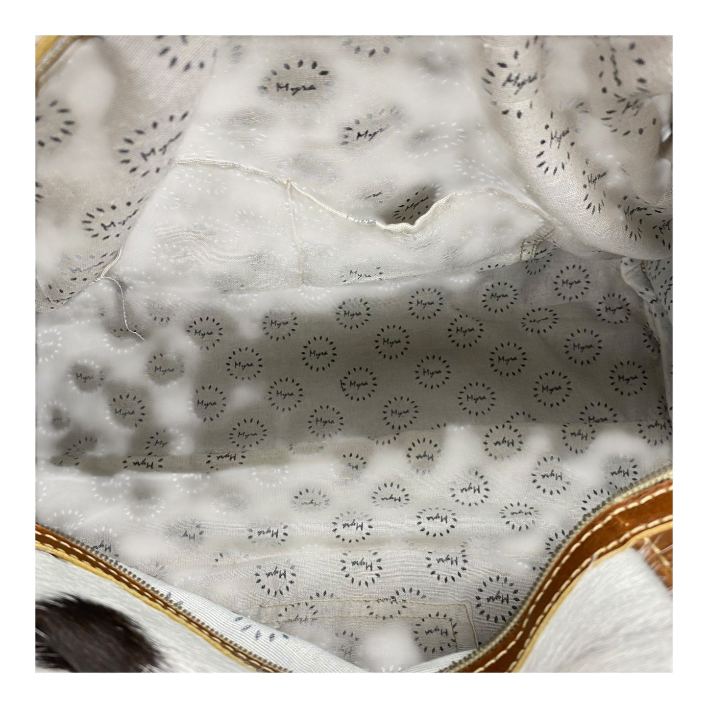 Duffle And Weekender Leather By Myra In Animal Print, Size:Medium