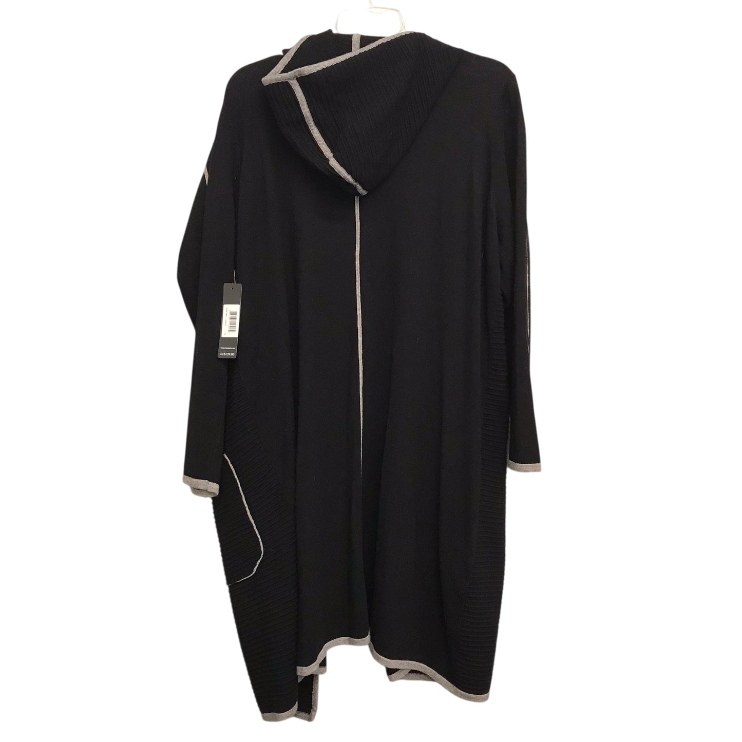 Sweater Cardigan By Cyrus In Black, Size:1X