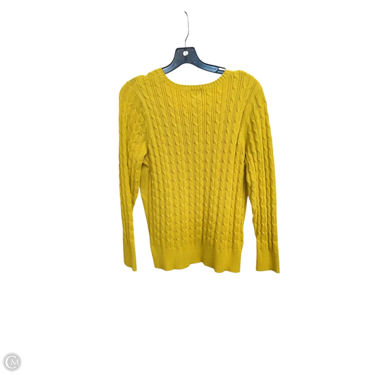 Sweater By St Johns Bay In Yellow, Size: 1x