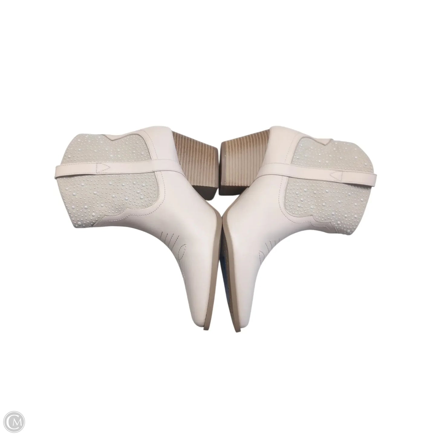 Boots Western By Qupid In Ivory, Size: 10