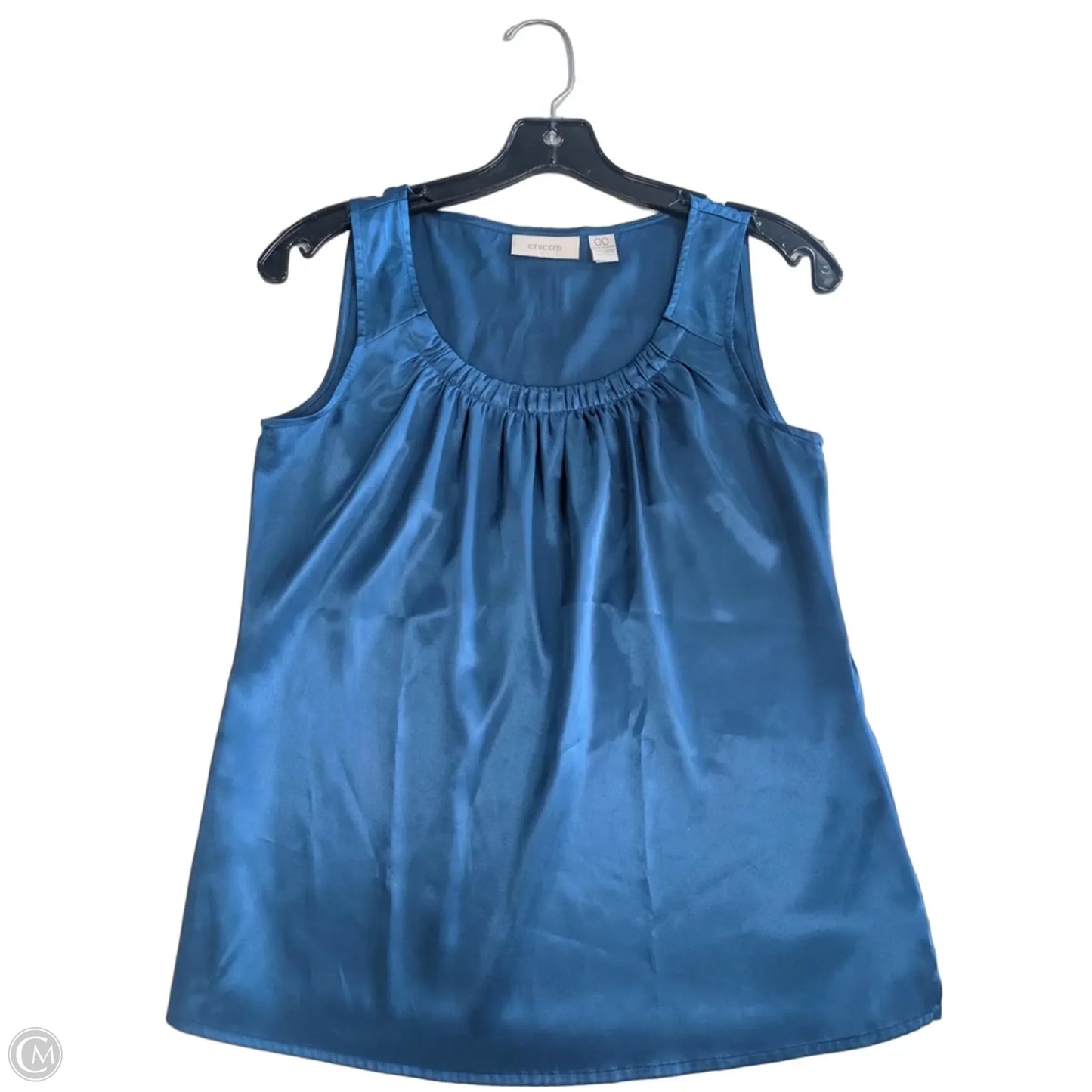Top Sleeveless By Chicos In Blue, Size: Xs