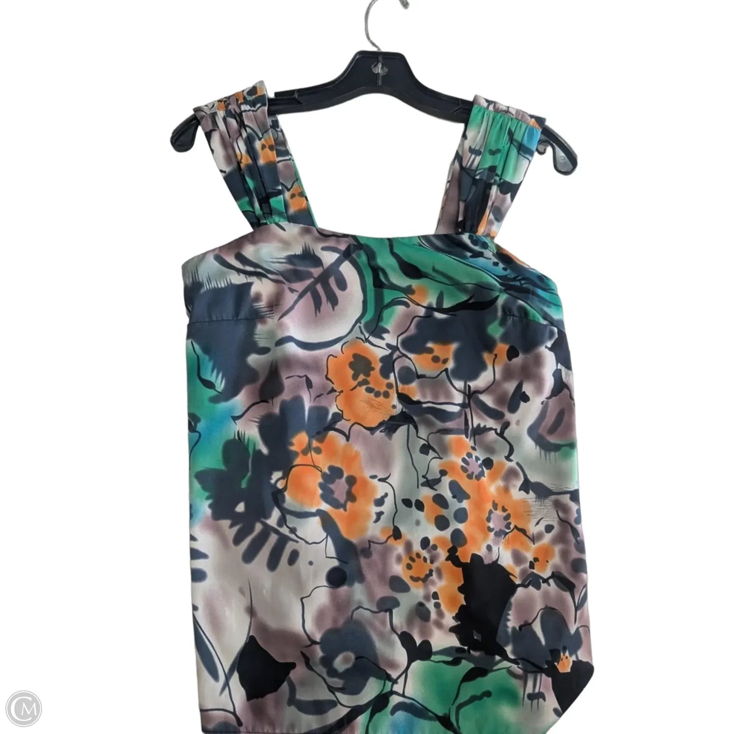 Top Sleeveless By Limited In Green & Orange, Size: Xs