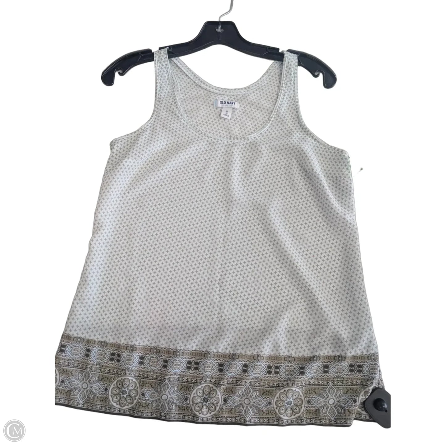 Top Sleeveless By Old Navy In Blue & Brown, Size: Xs