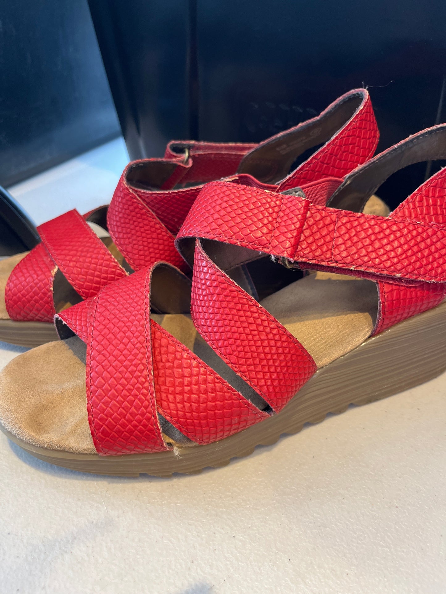 Sandals Heels Wedge By Aerosoles Size: 6.5