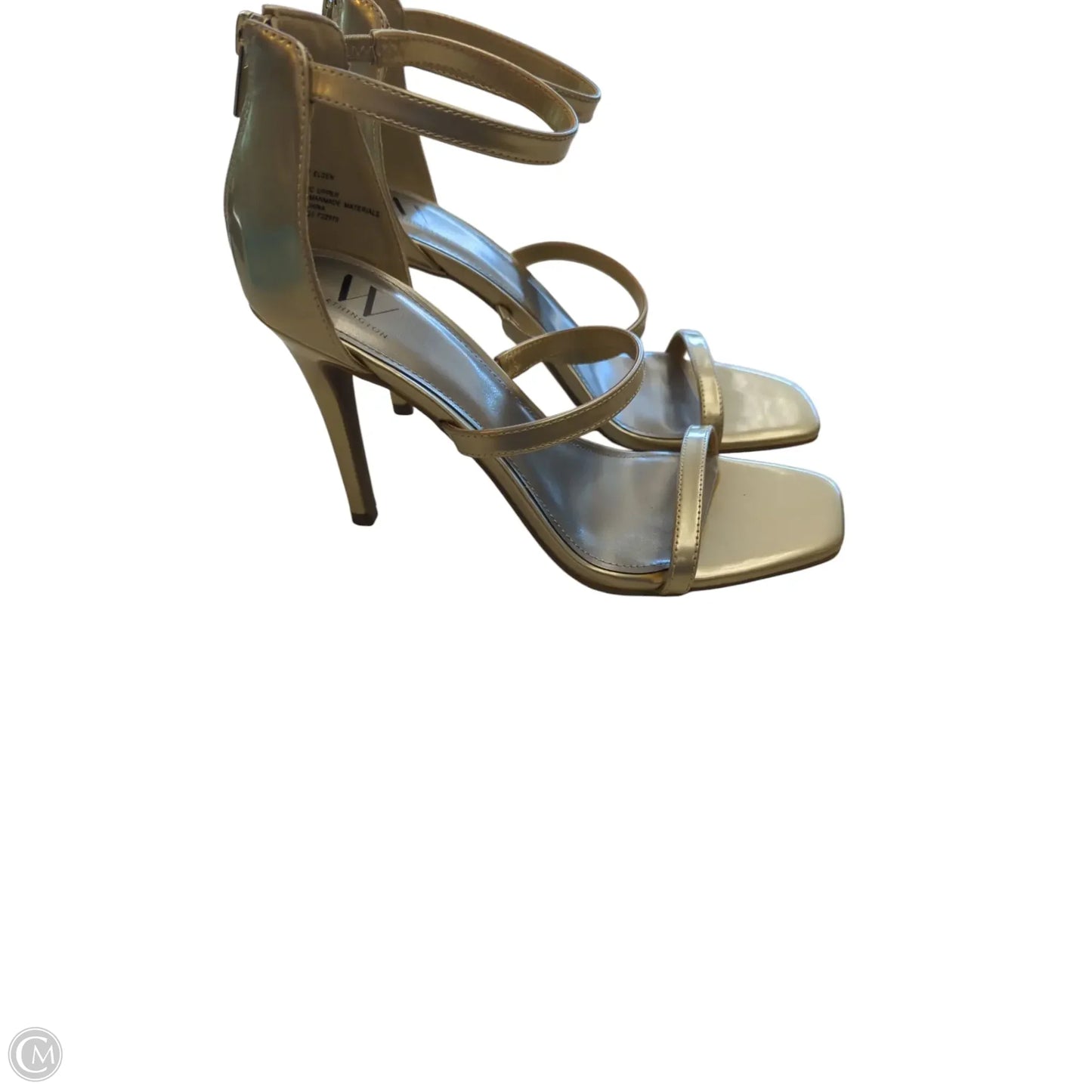 Shoes Heels Stiletto By Worthington In Gold, Size: 9