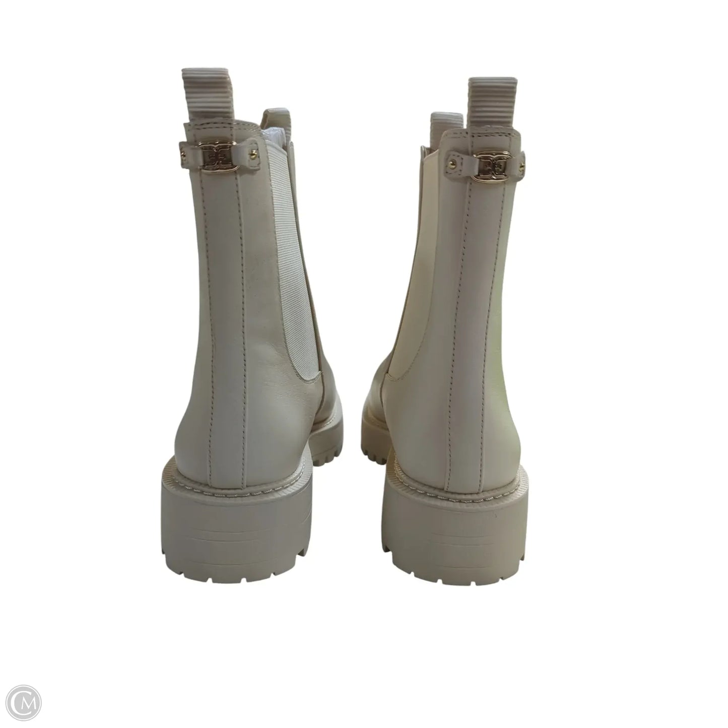 Boots Ankle Flats By Sam Edelman In Ivory, Size: 11