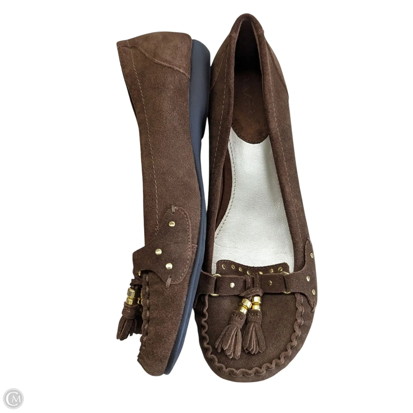 Shoes Flats By Bakers Shoes In Brown, Size: 10