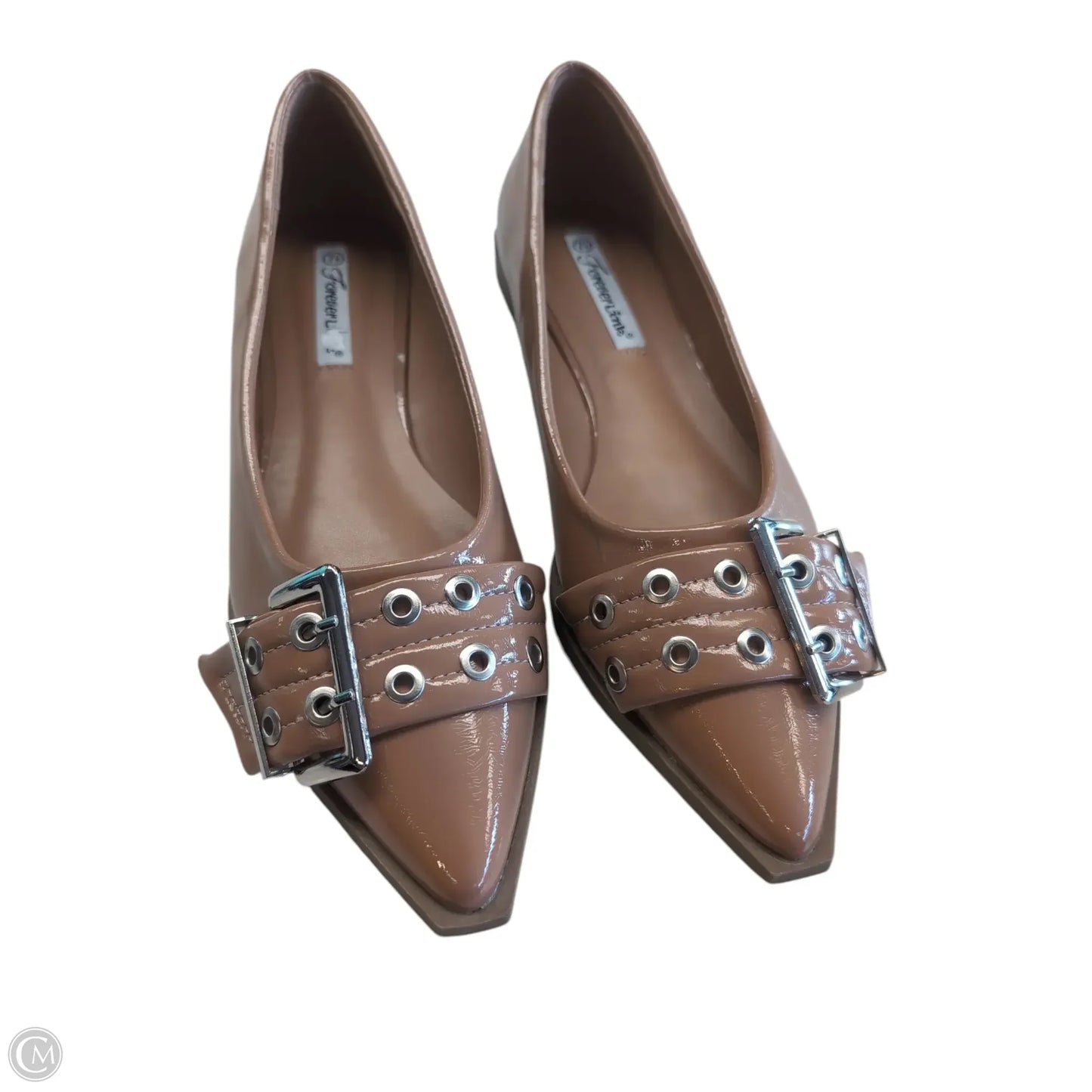Shoes Flats By Clothes Mentor In Tan, Size: 7.5
