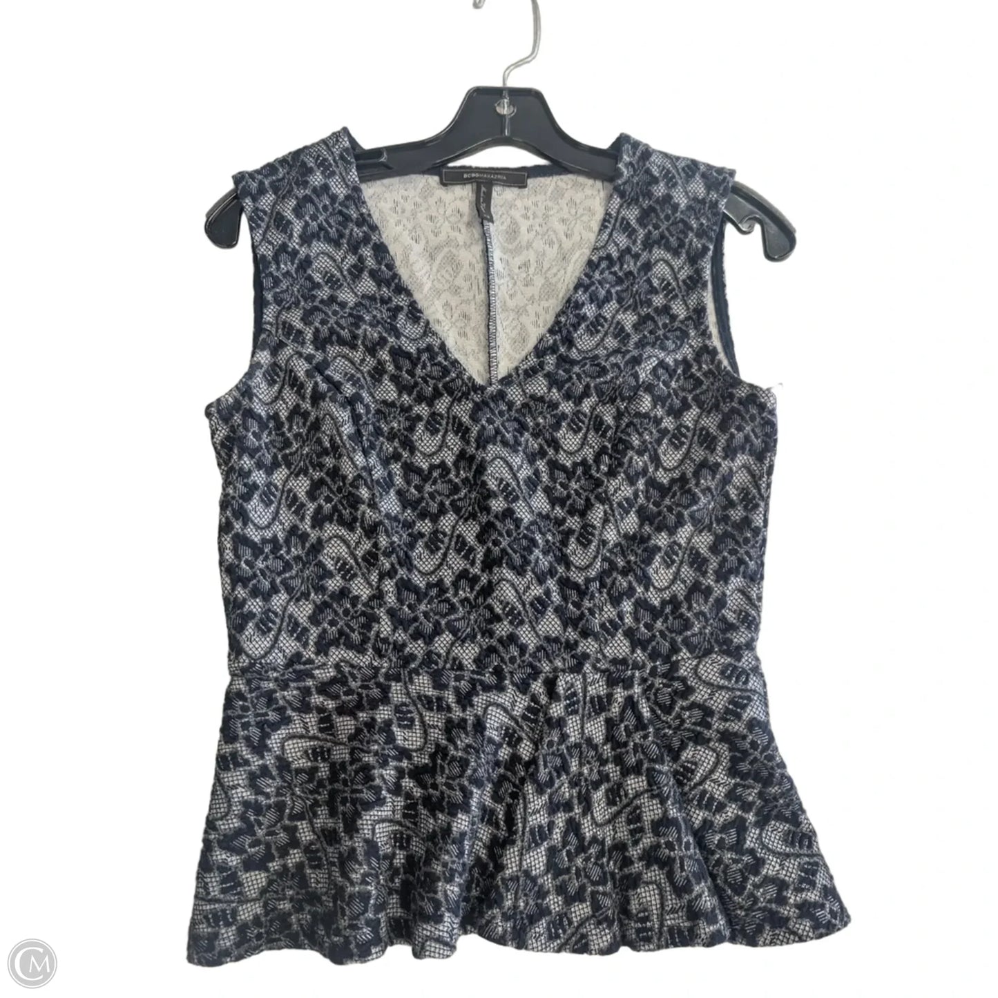 Top Sleeveless By Bcbg In Blue, Size: Xs