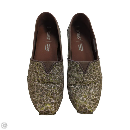 Shoes Sneakers By Toms In Gold, Size: 6.5