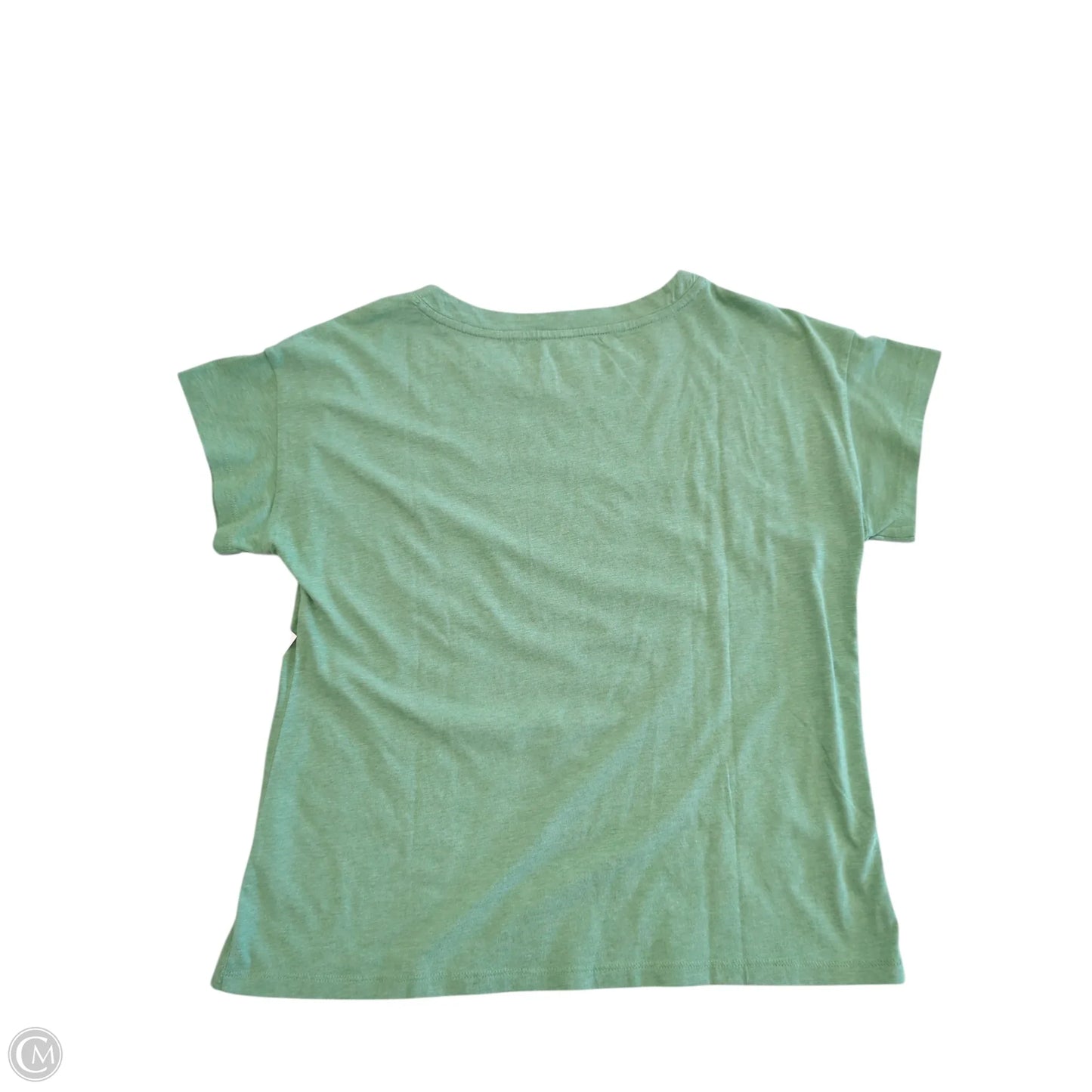 Top Short Sleeve By Talbots In Green, Size: Mp
