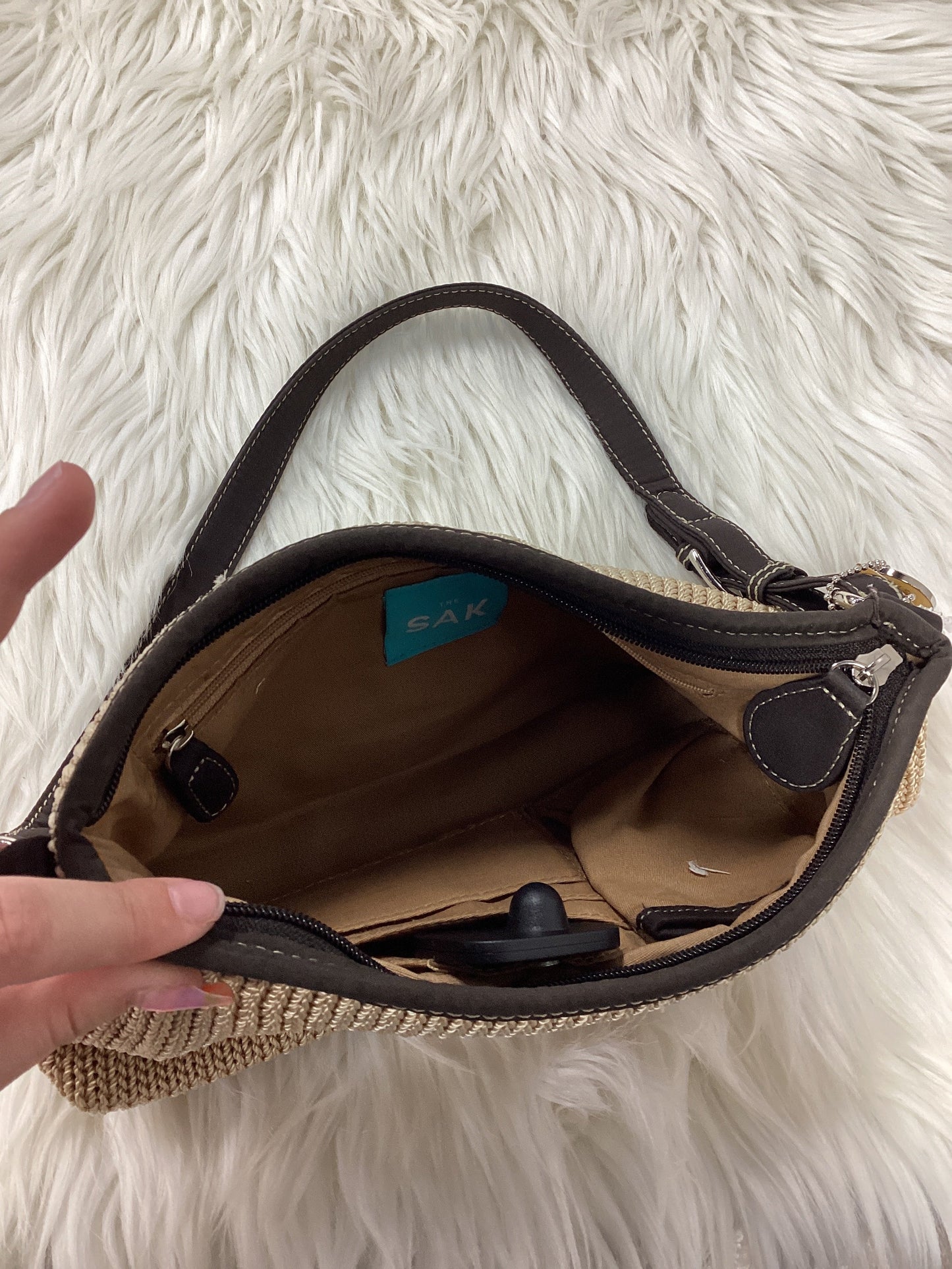 Handbag By The Sak In Tan, Size:Small