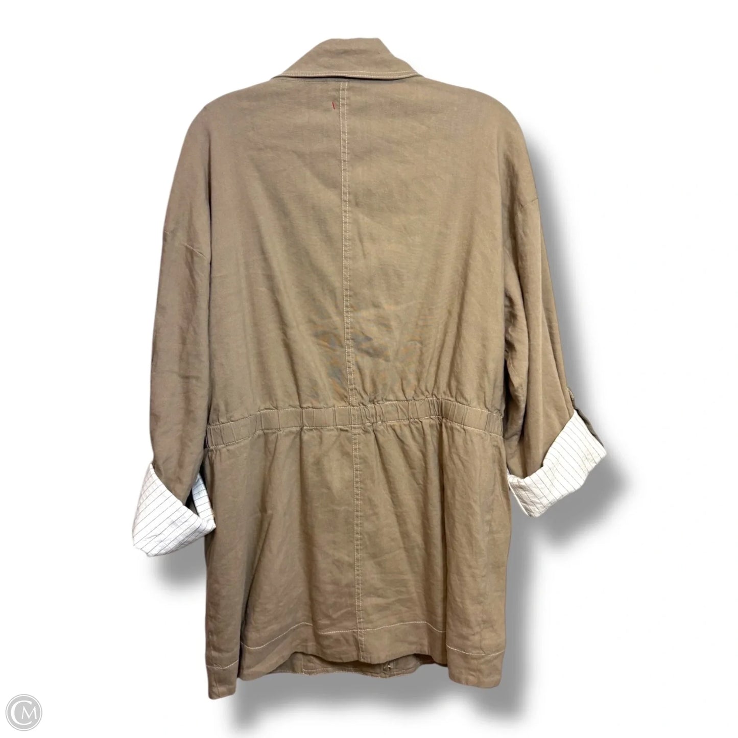 Jacket Other By Clothes Mentor In Tan, Size: M