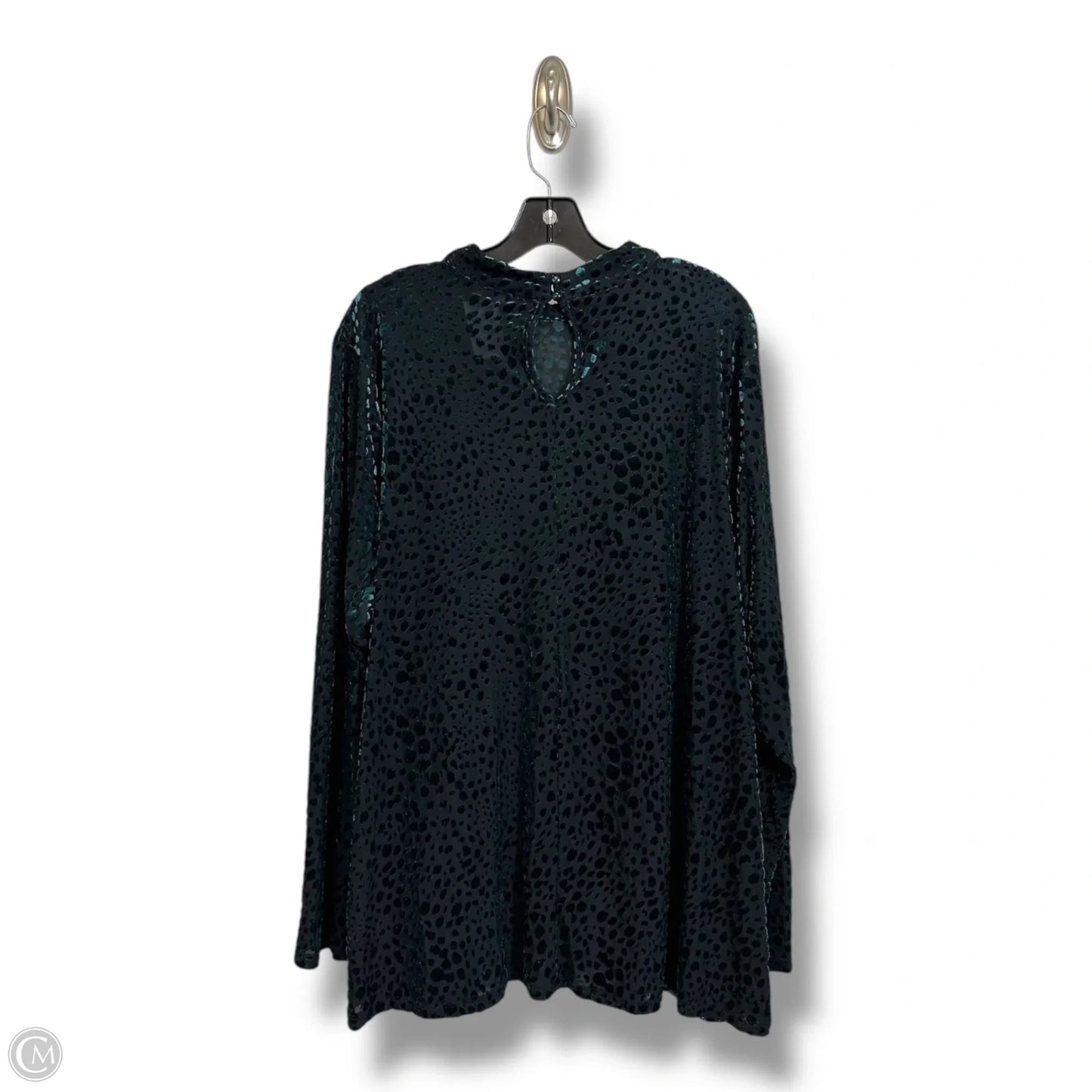Top Long Sleeve By Lane Bryant In Green, Size: 2x