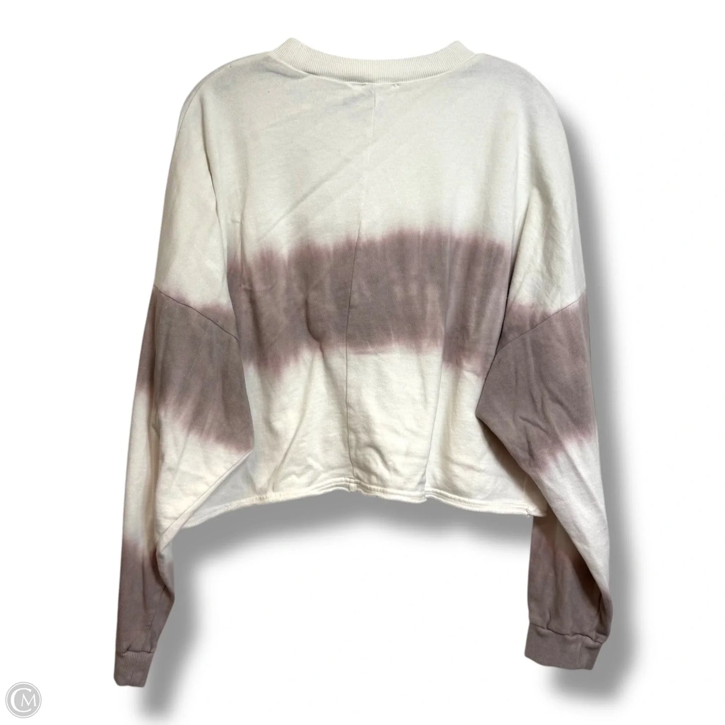 Top Long Sleeve Basic By Easel In Tie Dye Print, Size: S