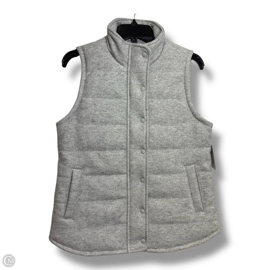 Vest Puffer & Quilted By Croft And Barrow In Grey, Size: S