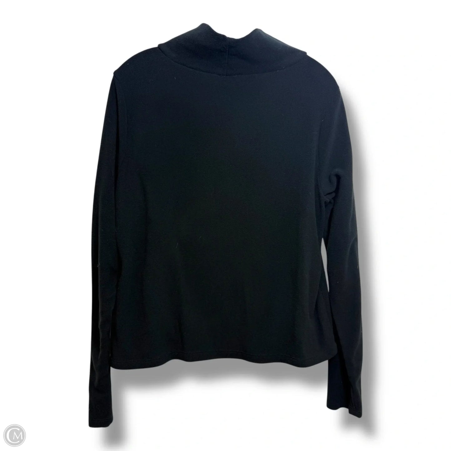 Top Long Sleeve Basic By Eddie Bauer In Black, Size: M