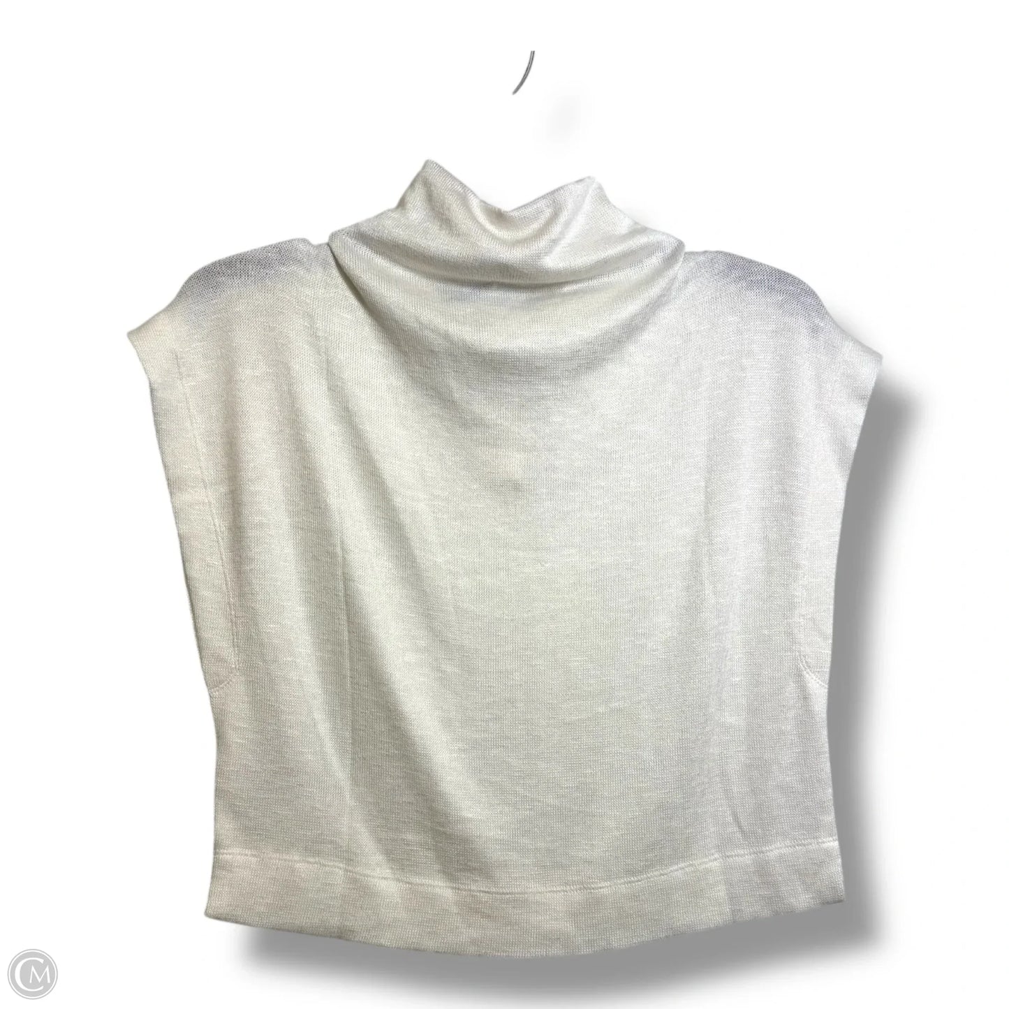 Top Short Sleeve By Anthropologie In Cream, Size: Xxs