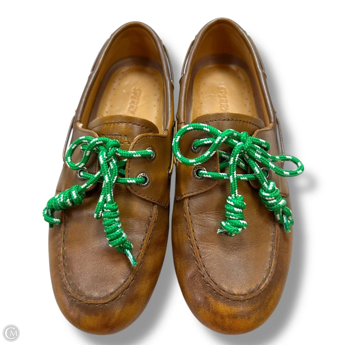 Sperry x Aritzia AO Boat Shoe - Smooth Leather By Sperry In Brown, Size: 5