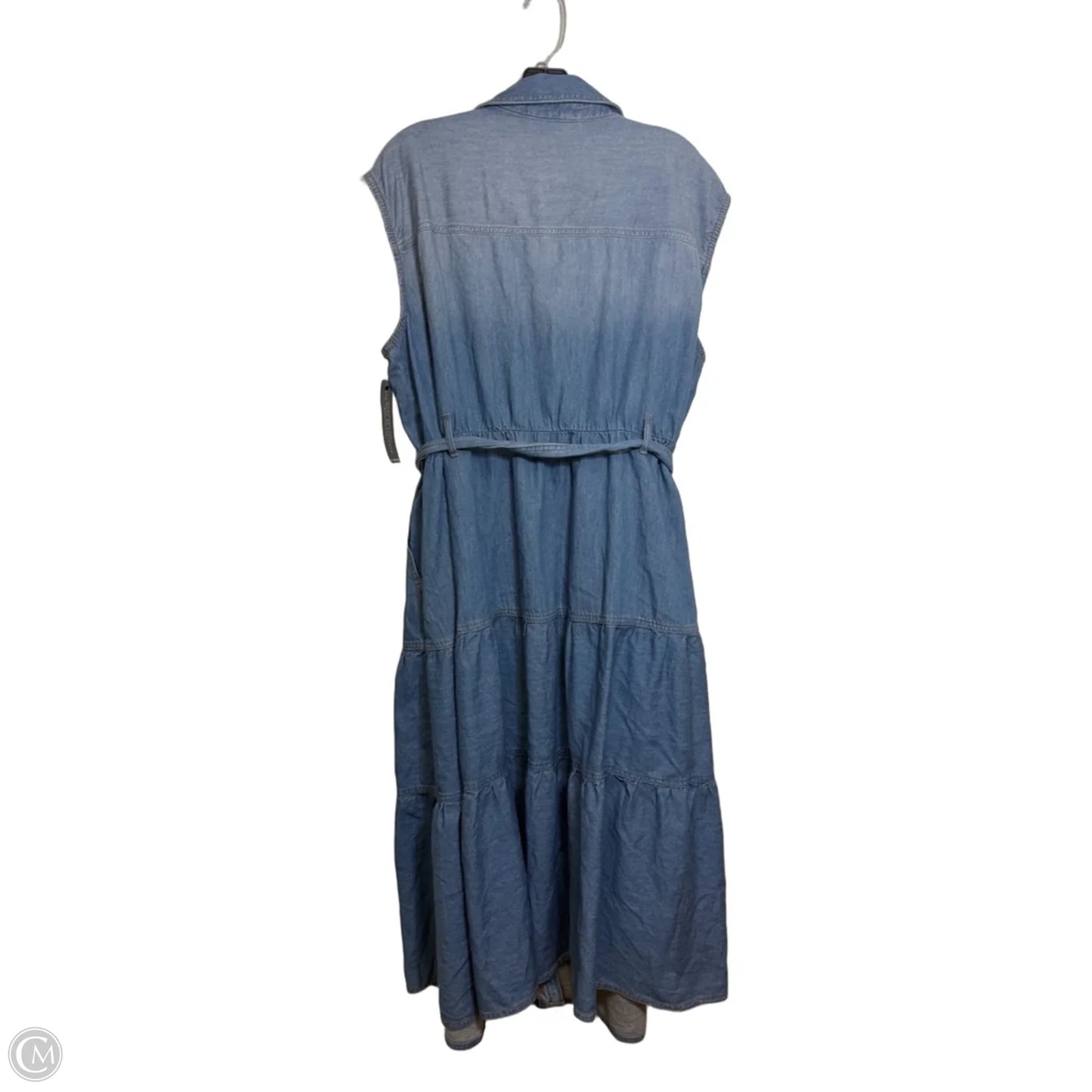 Dress Casual Maxi By Lane Bryant In Blue Denim, Size: 20