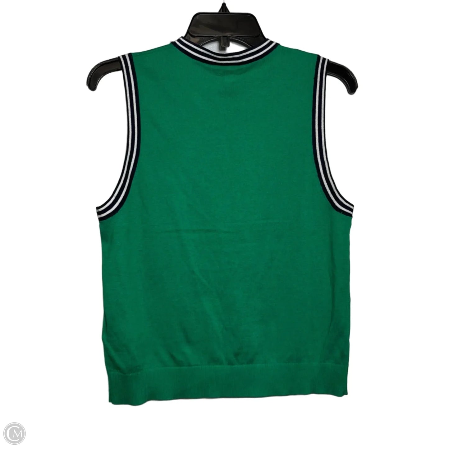 Top Sleeveless By J. Crew In Green, Size: M