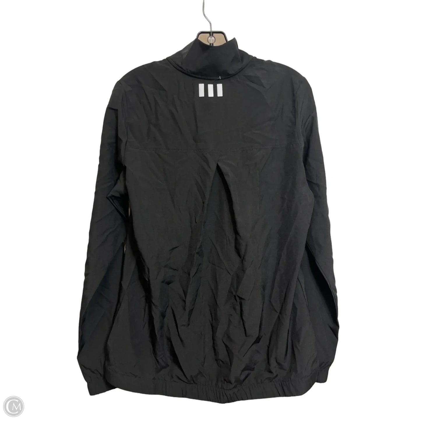 Athletic Jacket By Adidas In Black, Size: M