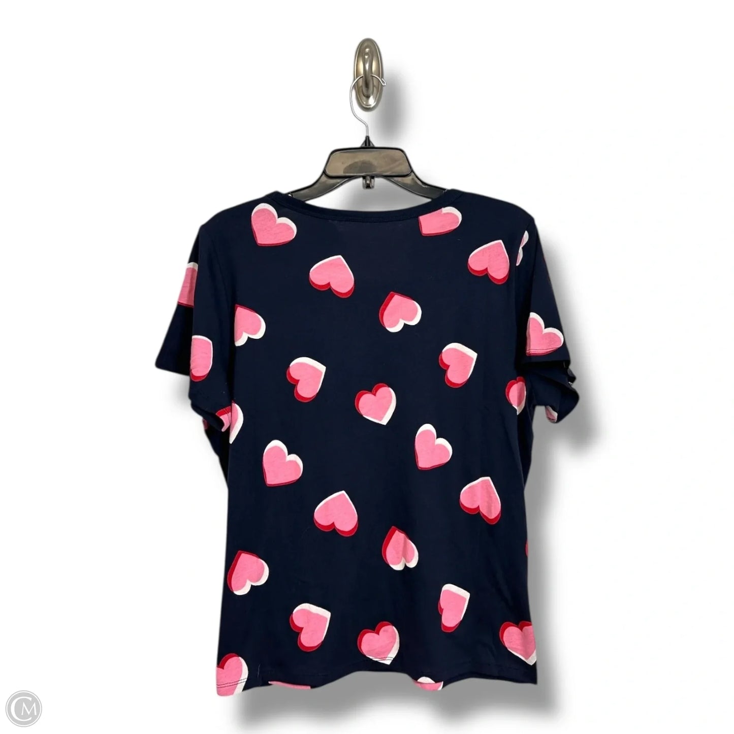 Top Short Sleeve Basic By Old Navy In Navy, Size: L
