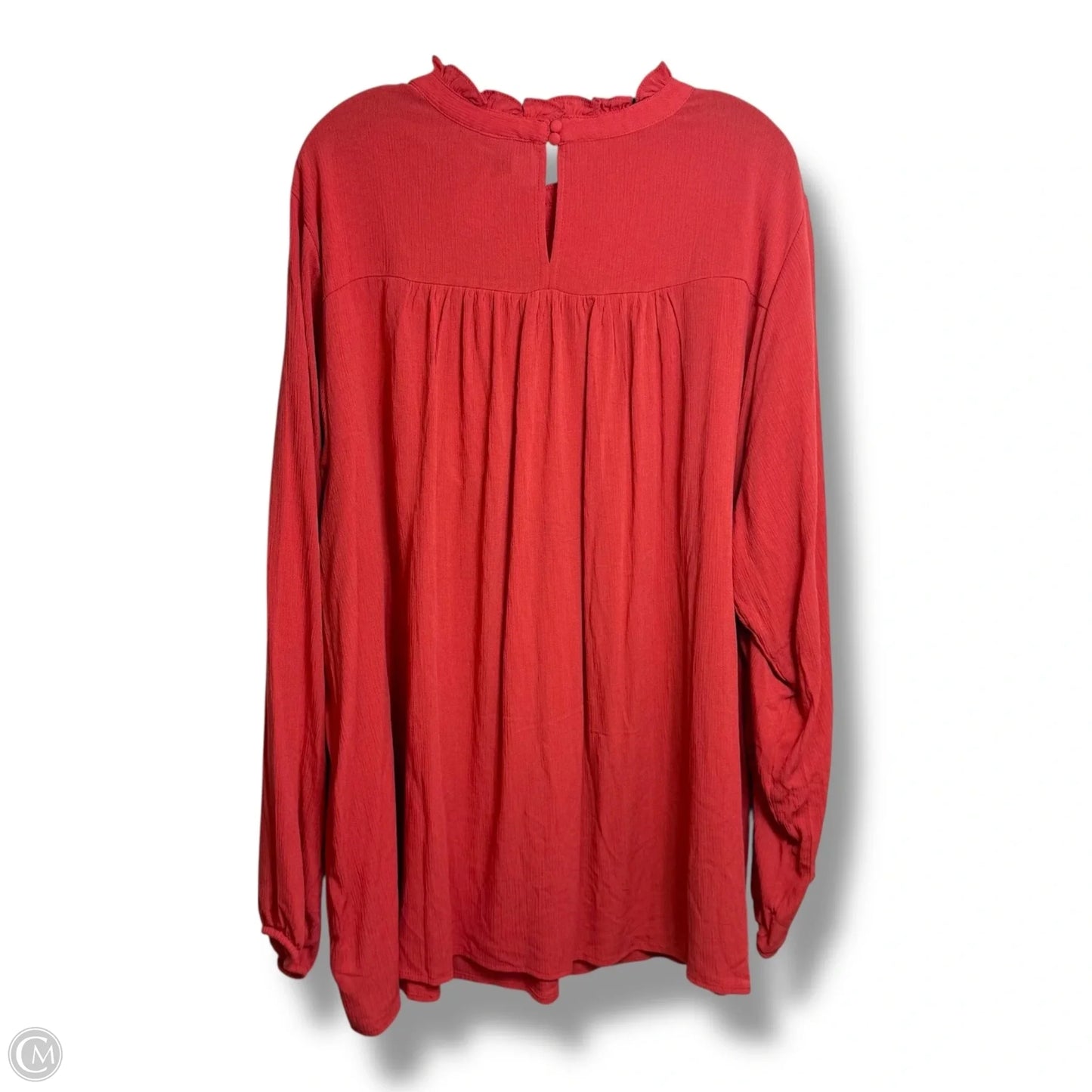 Top Long Sleeve By Torrid In Red, Size: 30