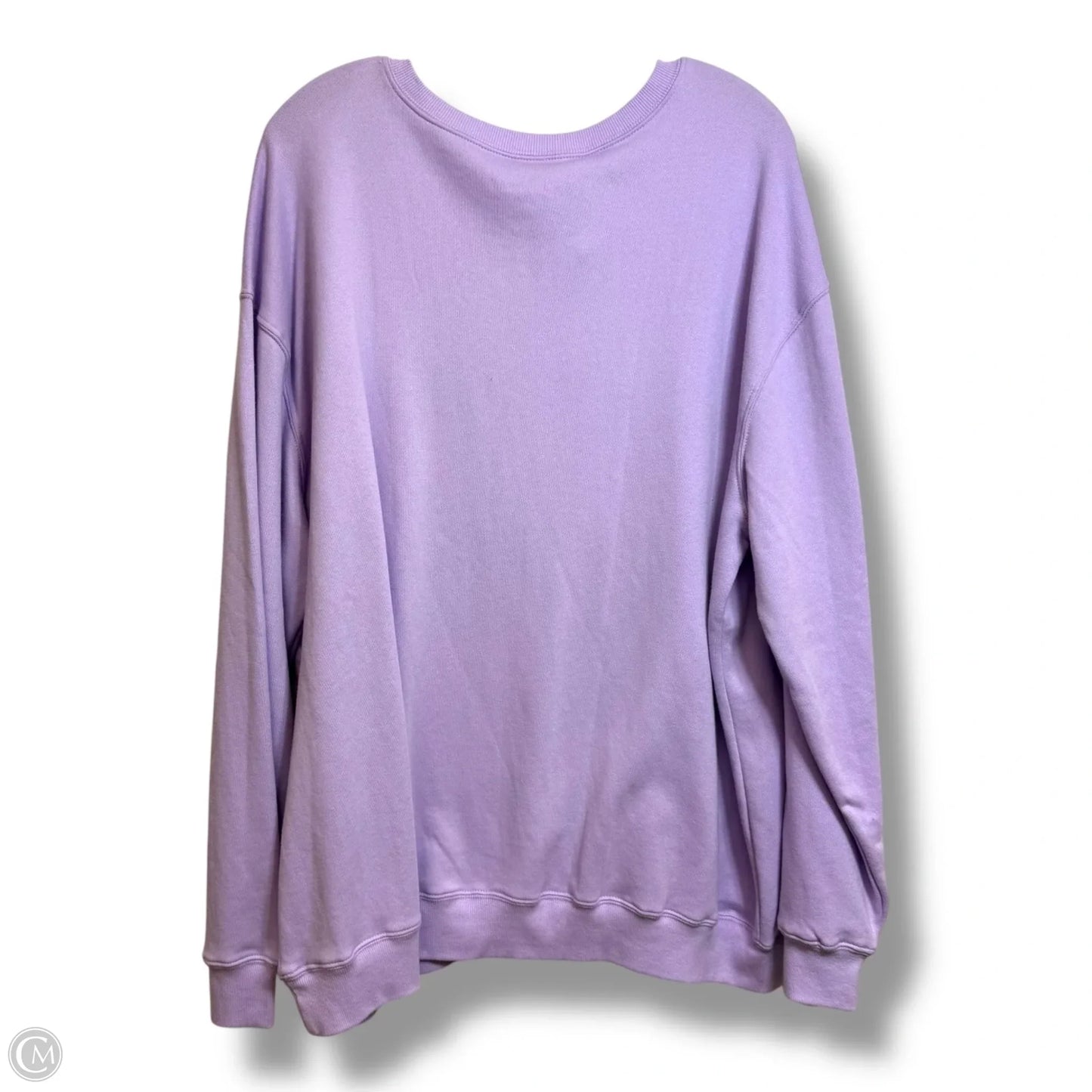 Top Long Sleeve By Clothes Mentor In Purple, Size: 2x