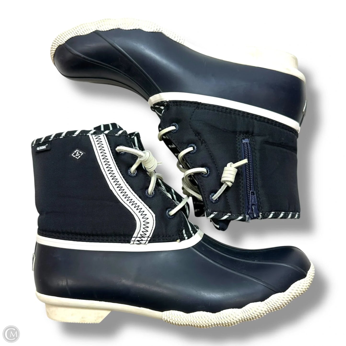 Boots Rain By Sperry In Navy, Size: 9.5