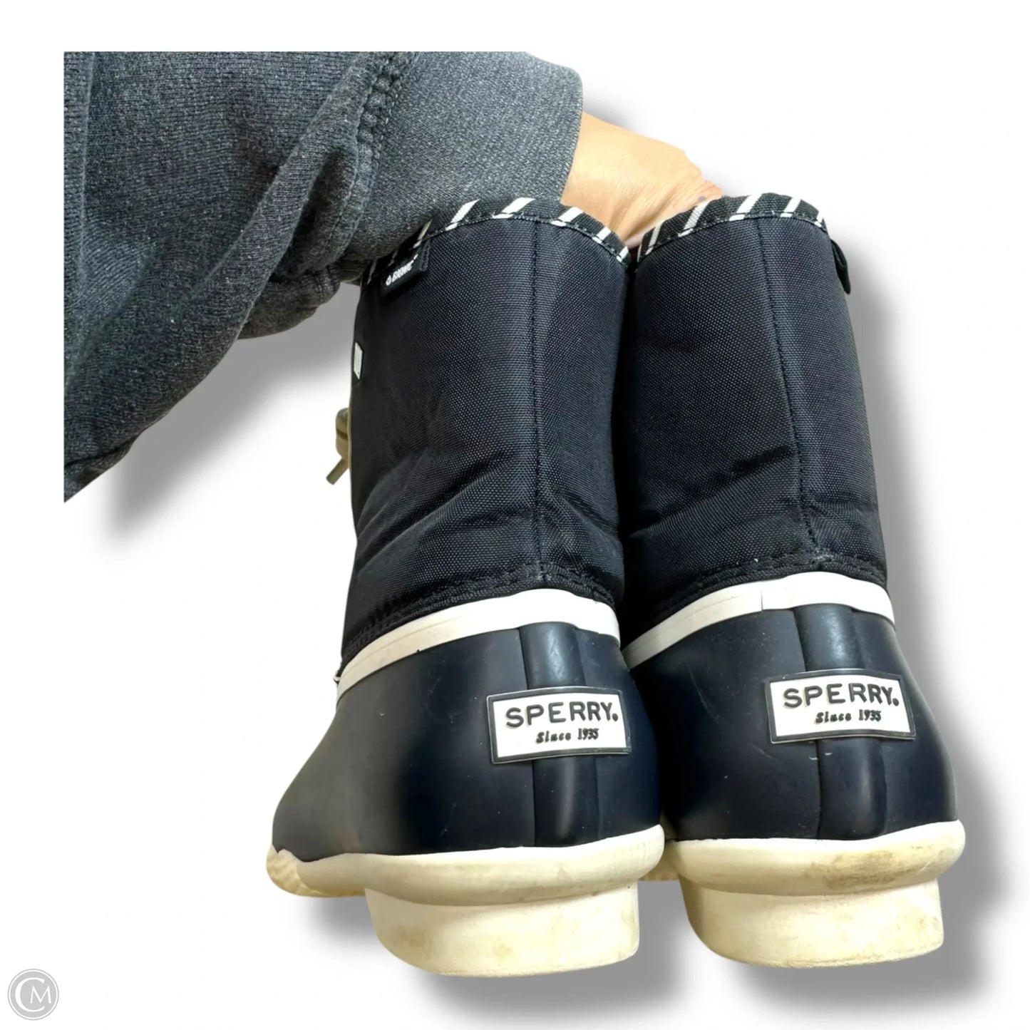 Boots Rain By Sperry In Navy, Size: 9.5