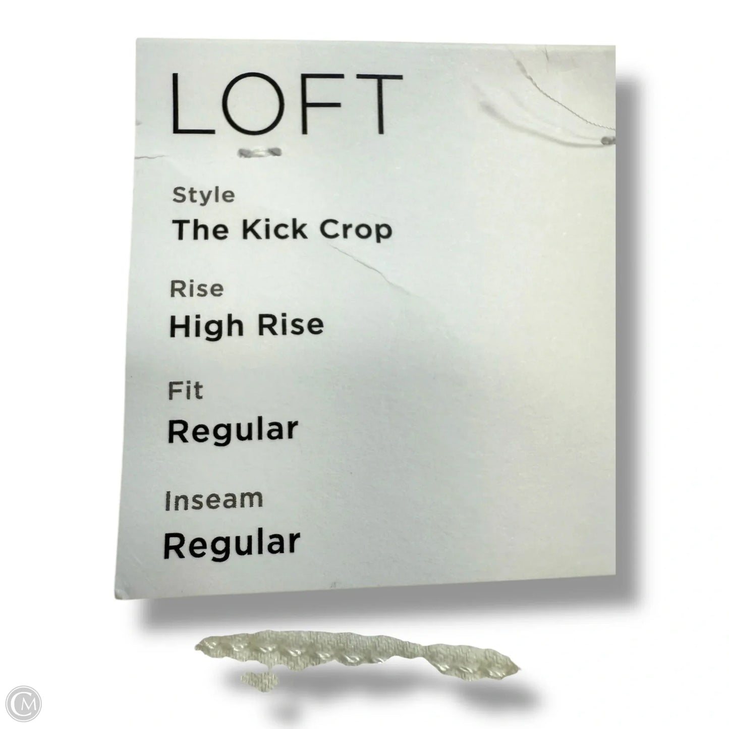 Pants Cropped By Loft In White, Size: 0