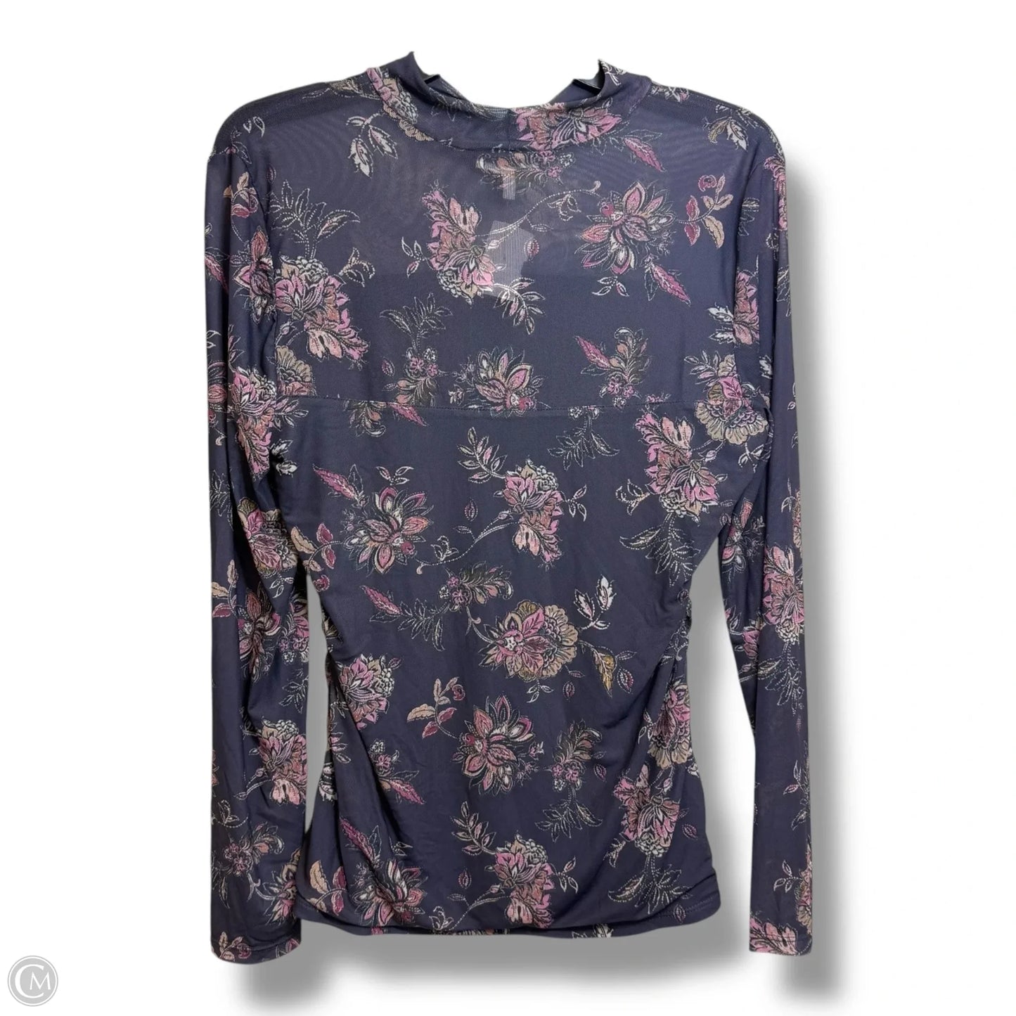 Top Long Sleeve By Maurices In Floral Print, Size: M