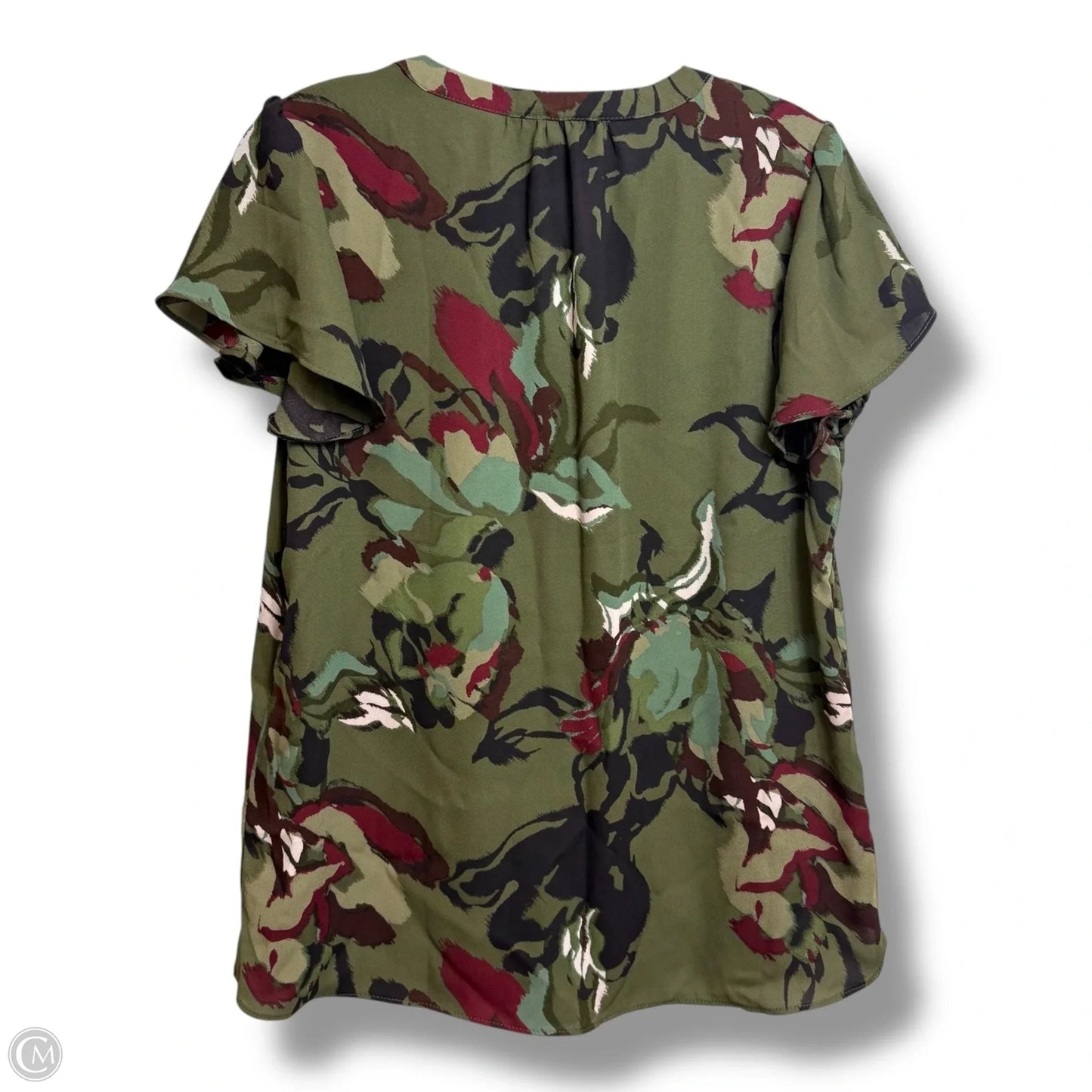 Top Long Sleeve Basic By Maurices In Green, Size: M