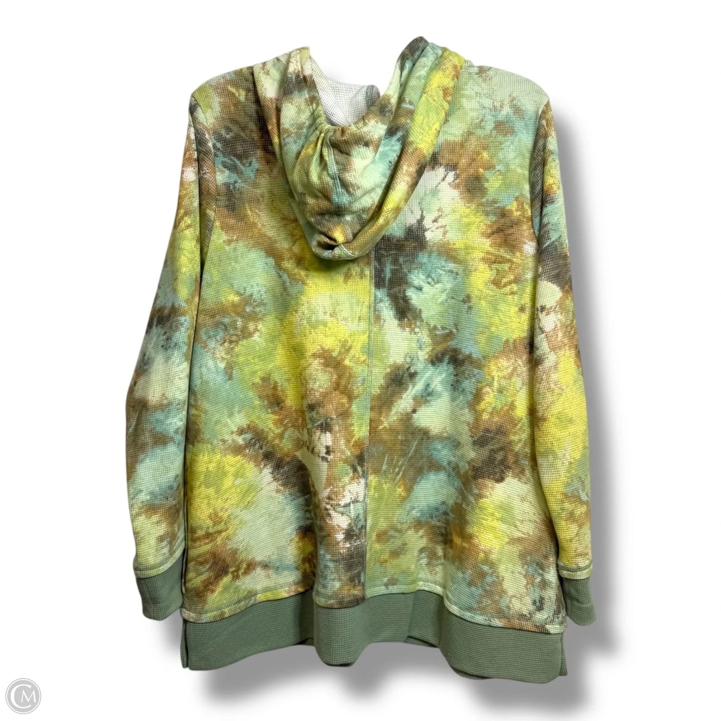 Top Long Sleeve By Logo In Tie Dye Print, Size: L
