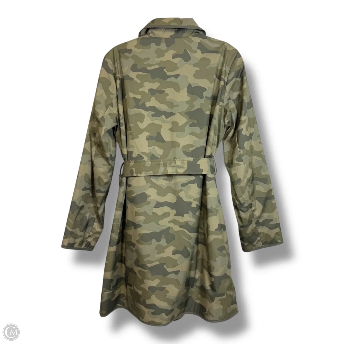 Coat Raincoat By Dennis Basso Qvc In Camouflage Print, Size: M