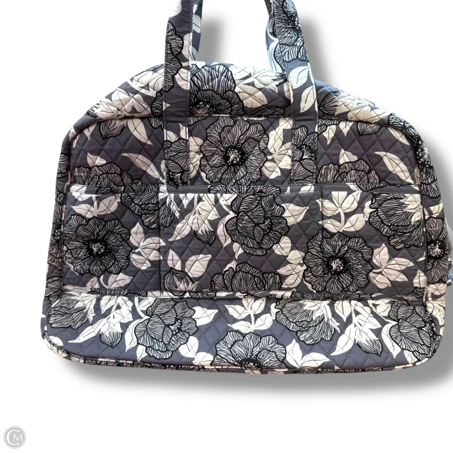 Moon Shadow Meadow Cotton Grand Traveler Bag Tote By Vera Bradley, Size: Medium