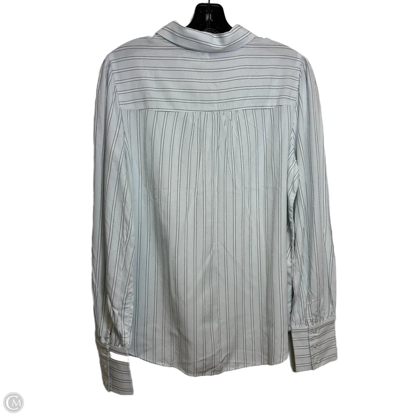 Top Long Sleeve By Ann Taylor In Striped Pattern, Size: M