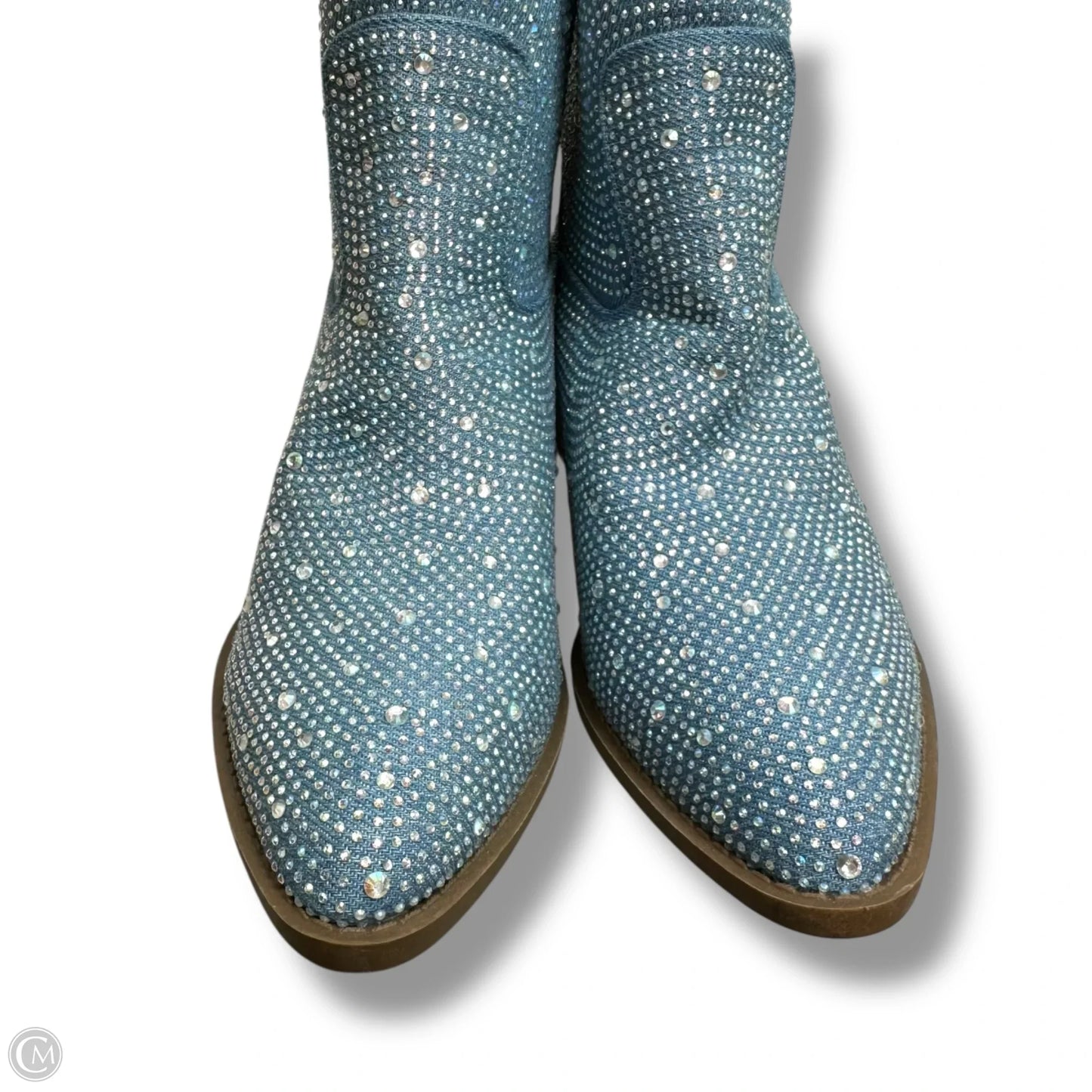 Boots Western By Forever In Blue, Size: 10