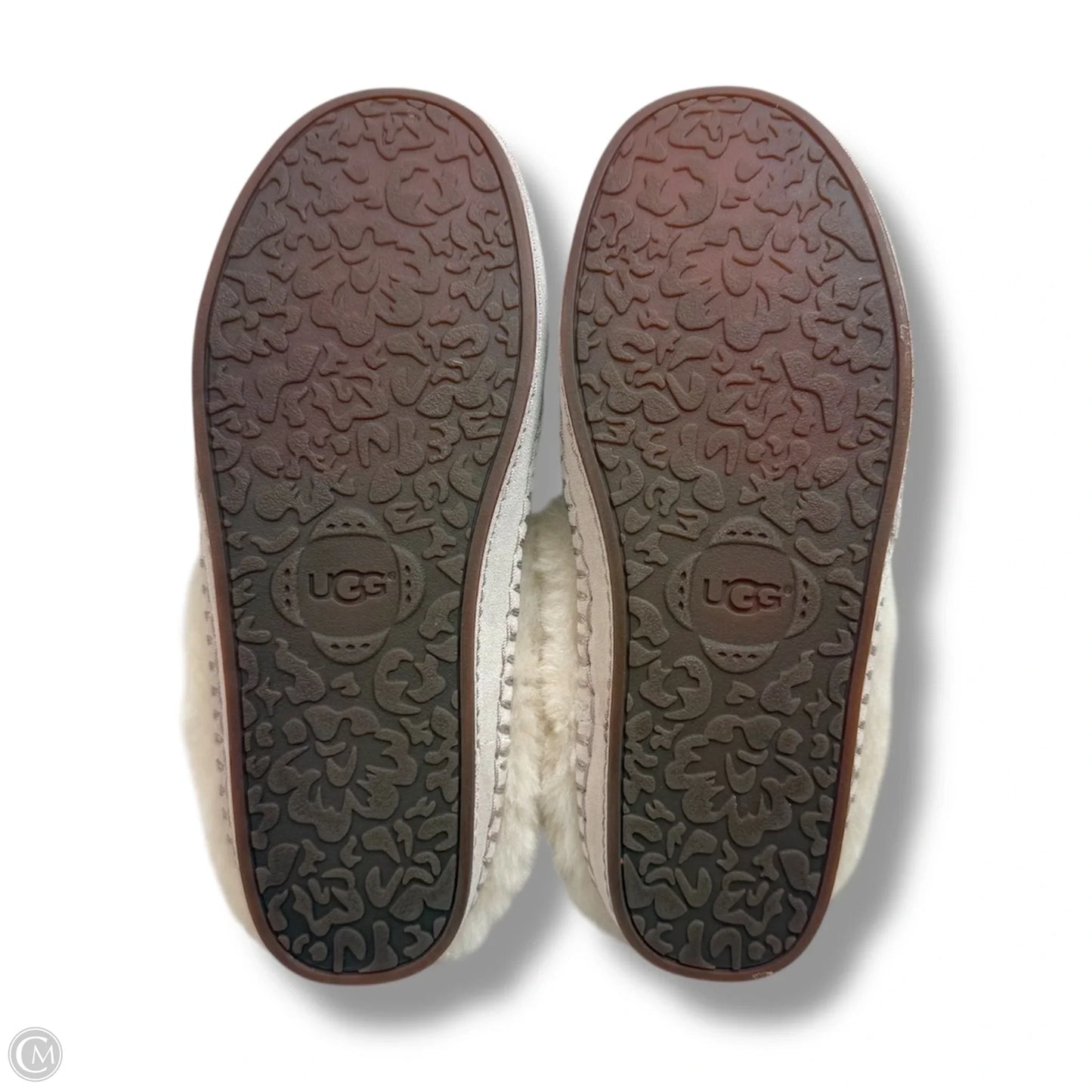 Slippers Designer By Ugg In Tan, Size: 7