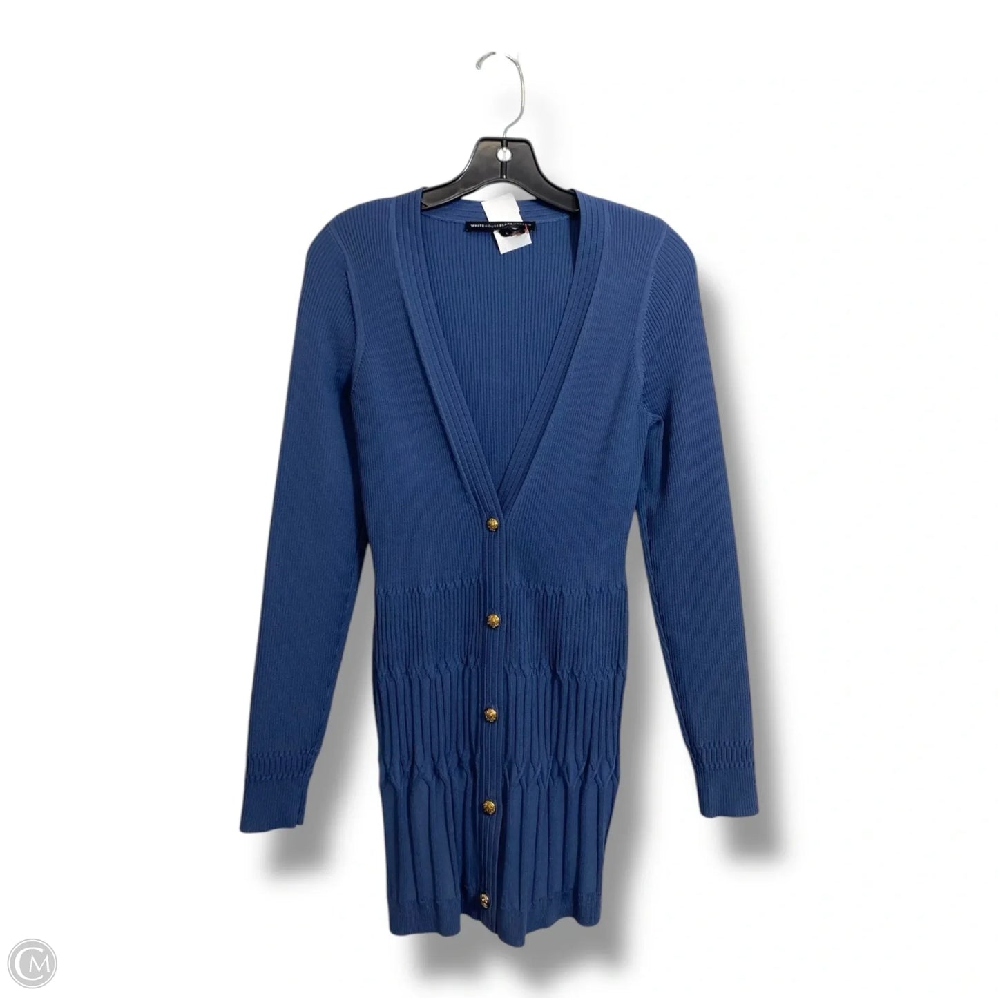 Sweater Cardigan By White House Black Market In Navy, Size: S