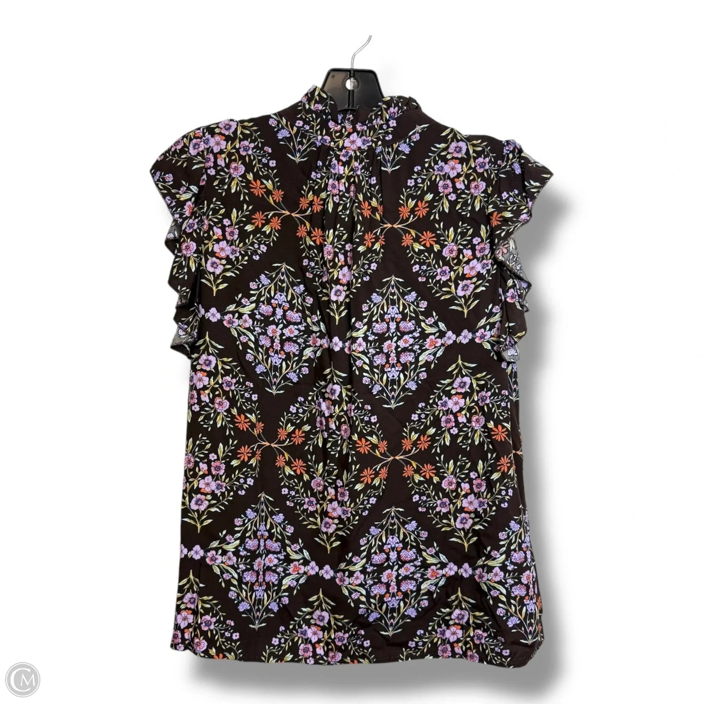Top Sleeveless By Clothes Mentor In Brown, Size: S