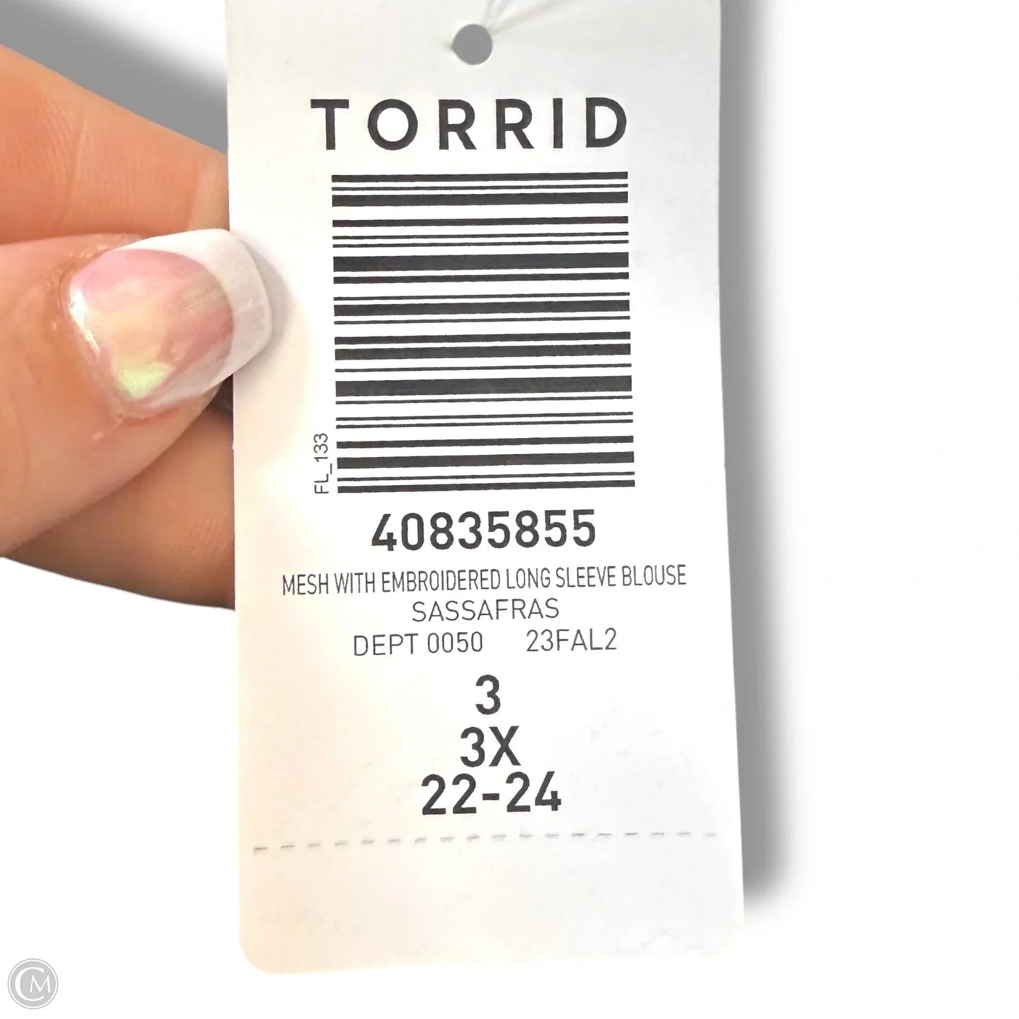 Top Long Sleeve By Torrid In Purple, Size: 3x