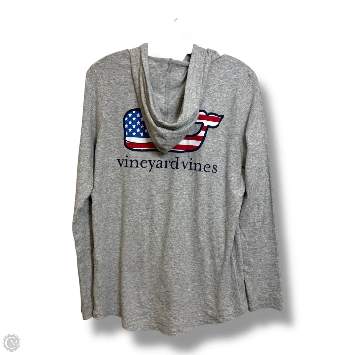 Top Long Sleeve By Vineyard Vines In Grey, Size: Xs