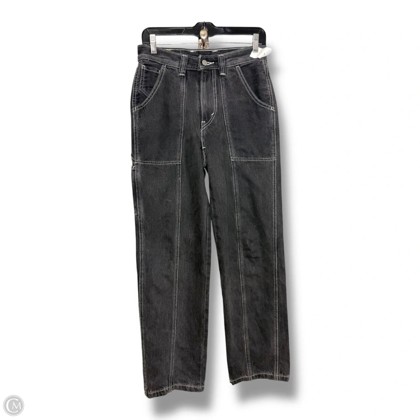 Jeans Straight By Levis In Black, Size: 0