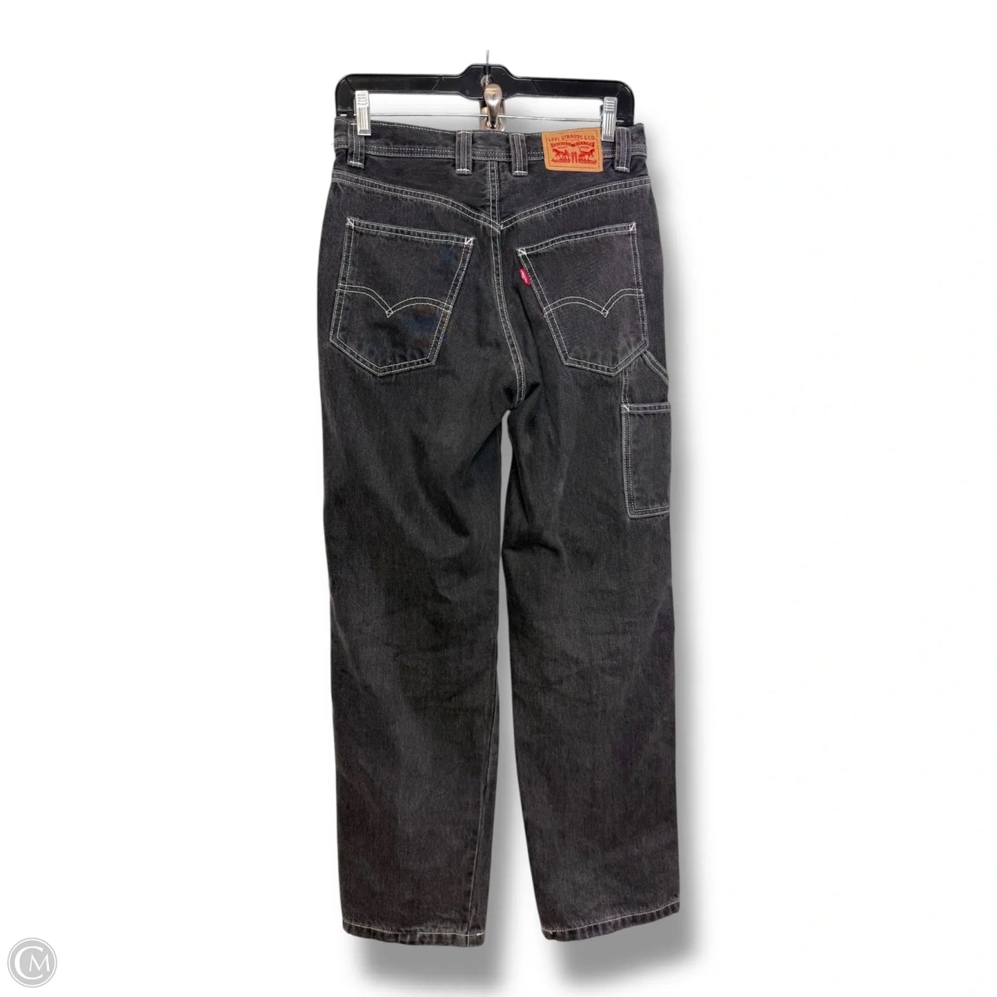 Jeans Straight By Levis In Black, Size: 0