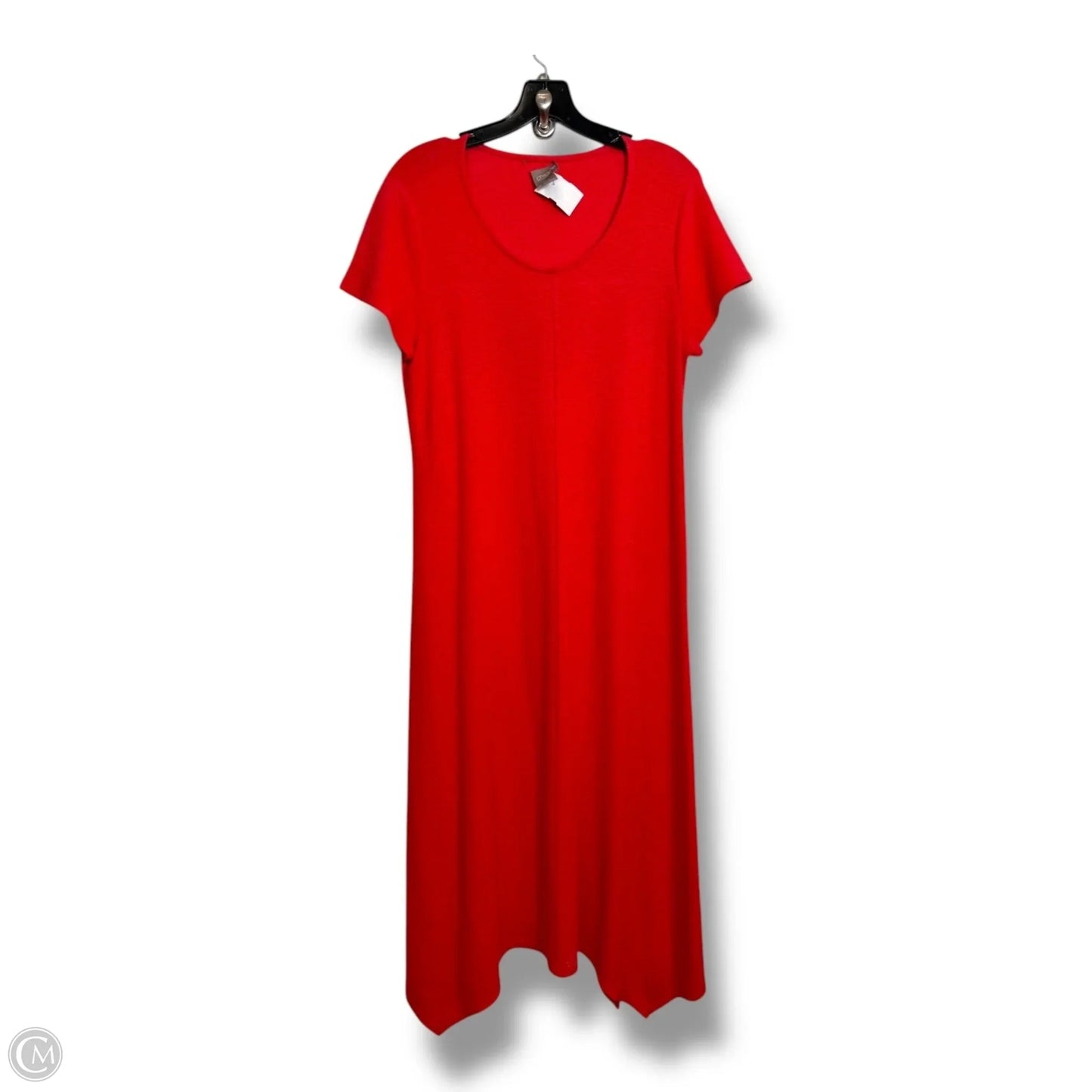 Dress Casual Maxi By Chicos O In Orange, Size: S