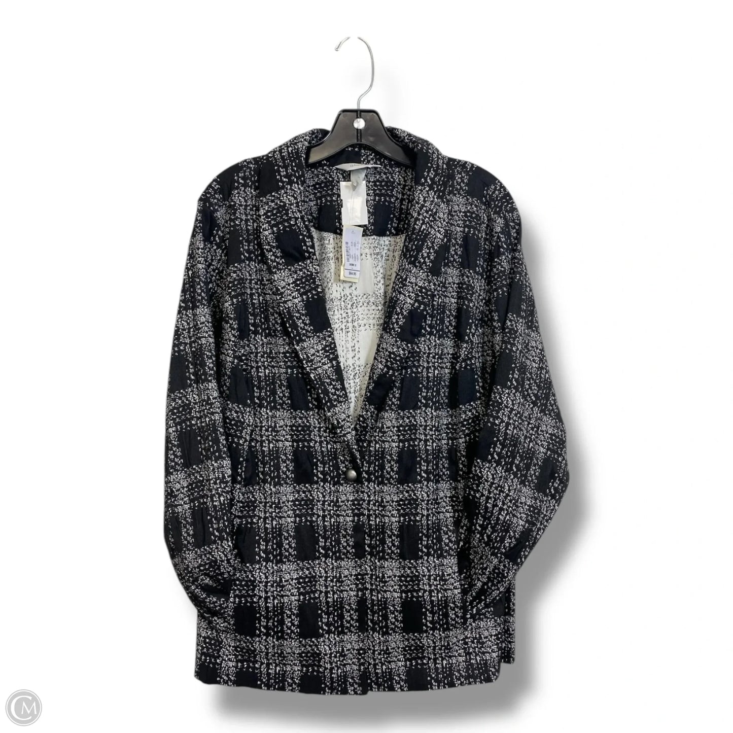 Blazer By Cj Banks In Black & White, Size: 3x