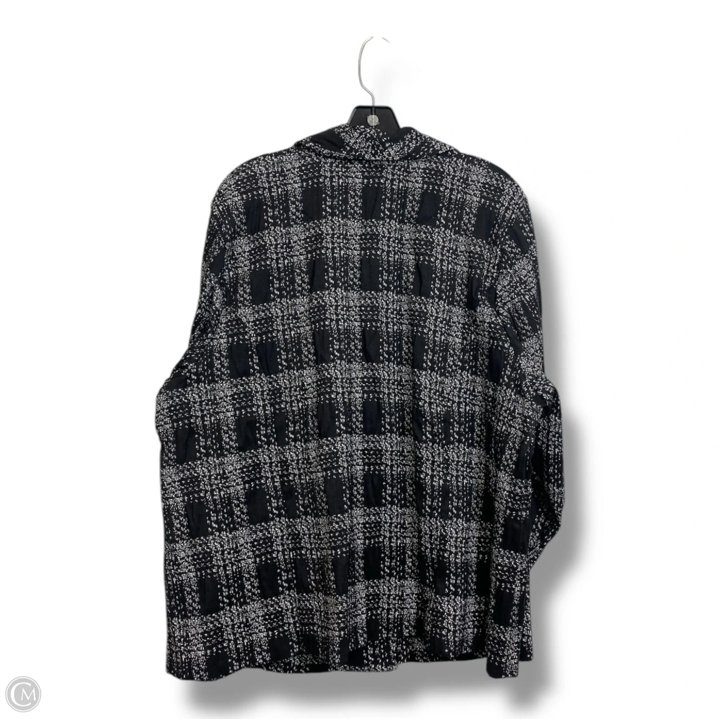 Blazer By Cj Banks In Black & White, Size: 3x