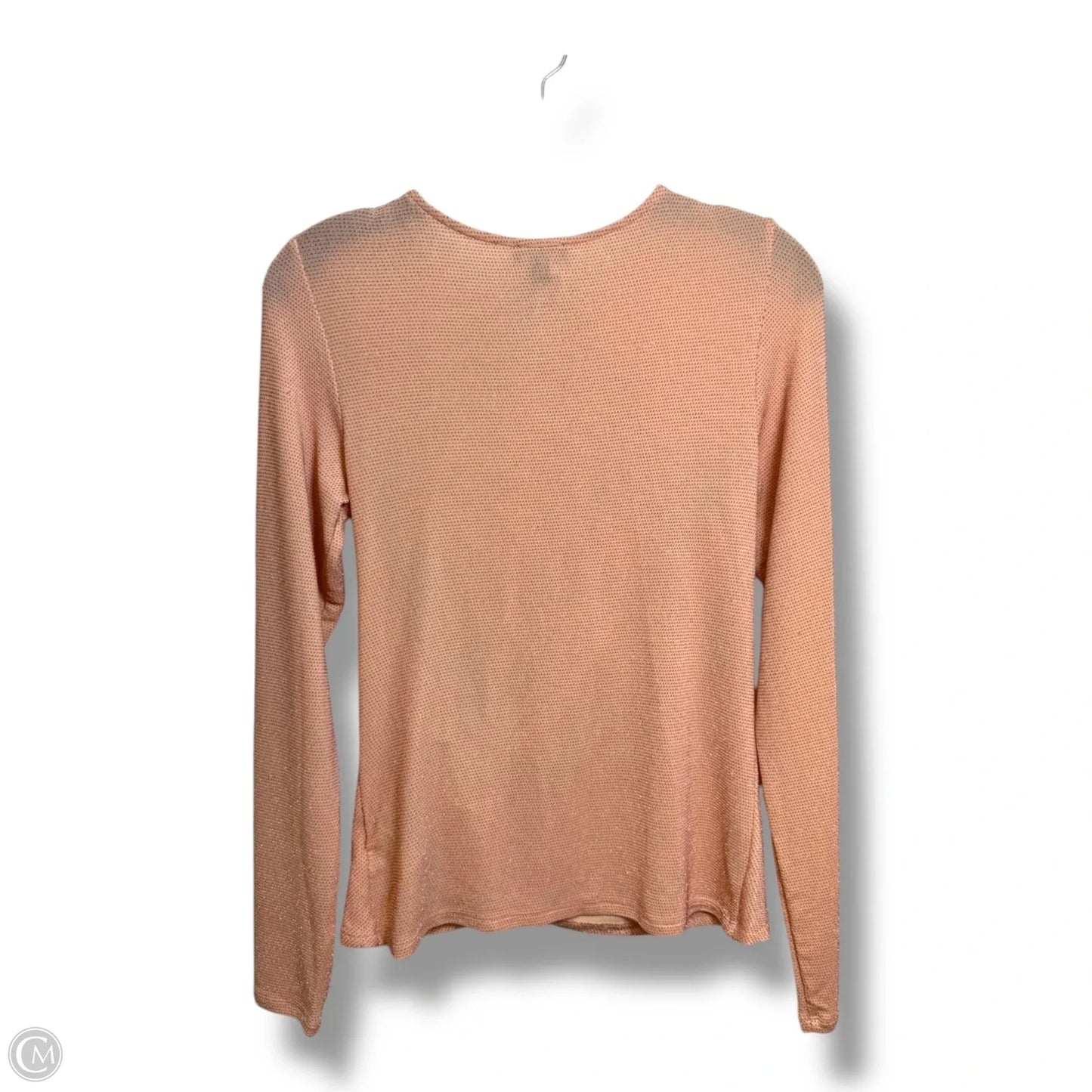 Top Long Sleeve By Express In Coral, Size: M